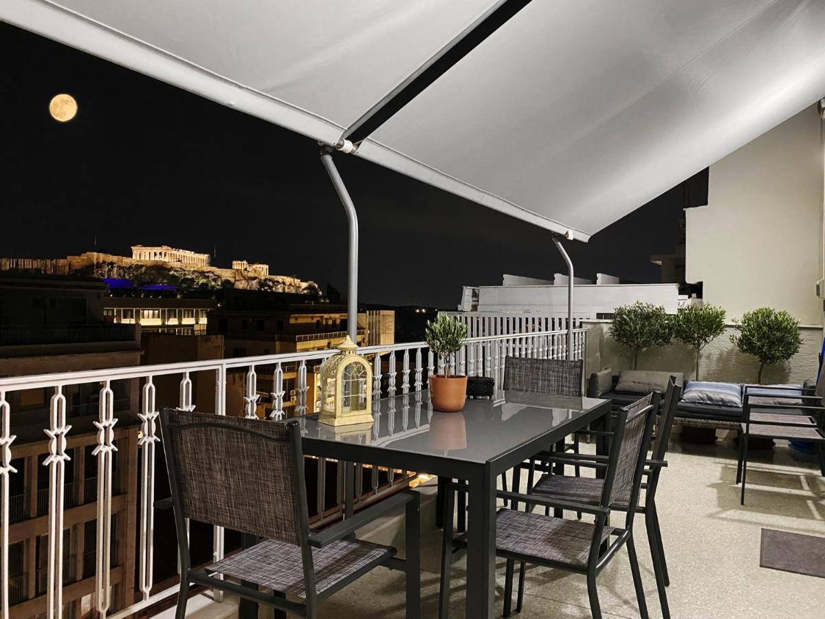 Parthenon And Syntagma Square View Apartment Atene Esterno foto
