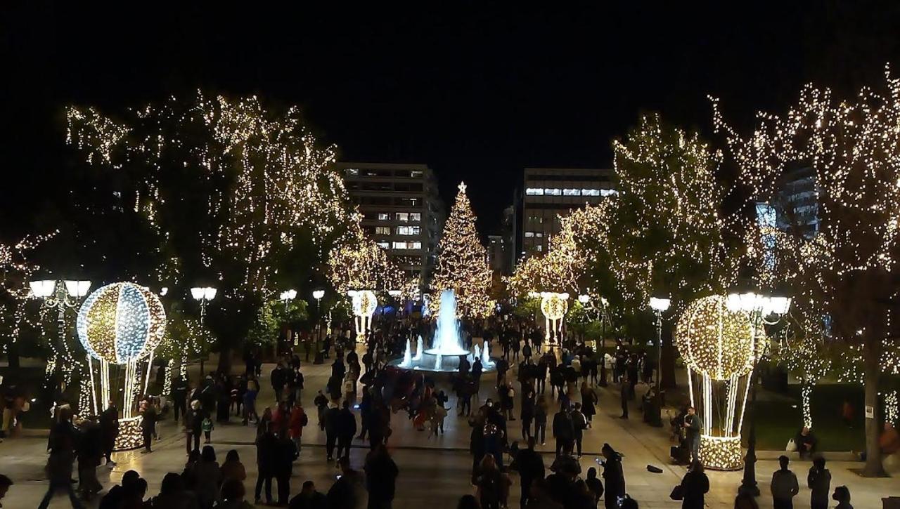 Parthenon And Syntagma Square View Apartment Atene Esterno foto
