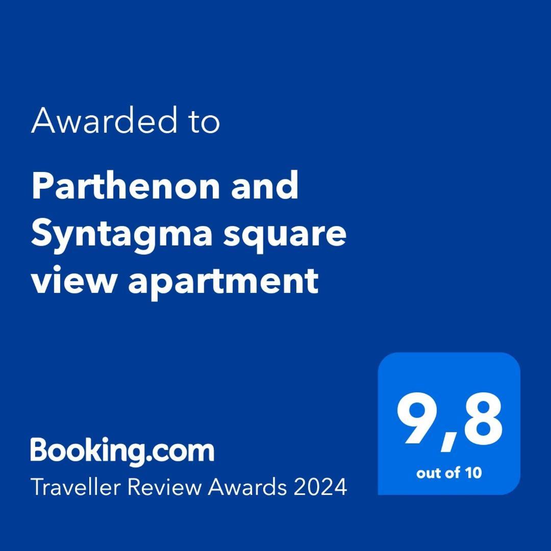 Parthenon And Syntagma Square View Apartment Atene Esterno foto